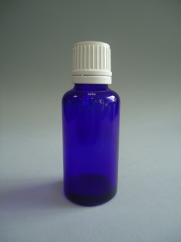 Frasco destilagotas   30 ml. azul cobalto